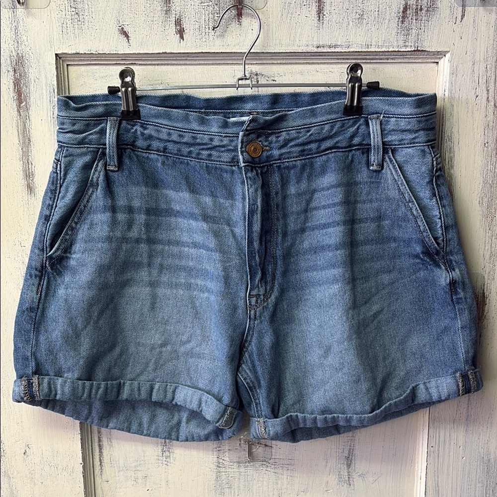 KanCan Blue Jean Shorts Distressed Cut-Off Style